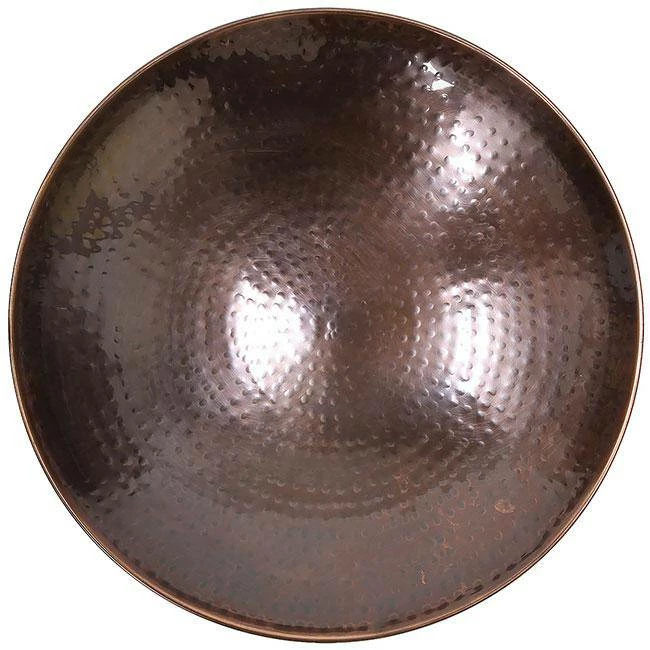 Burnt Copper Colored Metal Bird Bath And Stake 6 Burnt Copper Colored Metal Bird Bath And Stake - Image 4