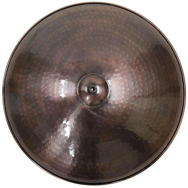 Burnt Copper Colored Metal Bird Bath And Stake 5 Burnt Copper Colored Metal Bird Bath And Stake - Image 3