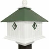 Carriage Bird House With Spruce Green Roof 2 Carriage Bird House With Spruce Green Roof -US Poultry Supplies Sales Store AWP CARHSE SG 400x480 1