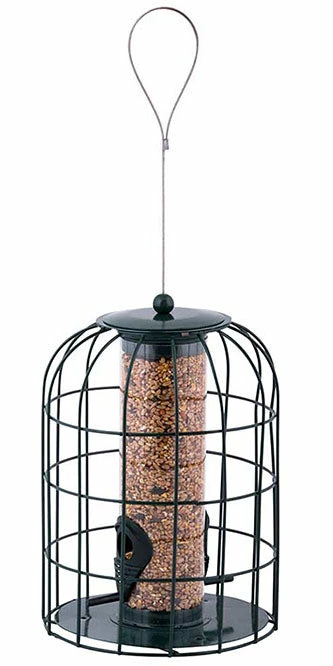 ESSCHERT DESIGN Caged Tube Bird Feeder 3 ESSCHERT DESIGN Caged Tube Bird Feeder