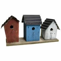 Patriotic Union Trio Bird House