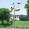 Wild Bird Lover's Aluminum Pole For 8 Gourds, 4 Over 4 1 Wild Bird Lover's Aluminum Pole For 8 Gourds, 4 Over 4 -US Poultry Supplies Sales Store HF 25459 6 lg