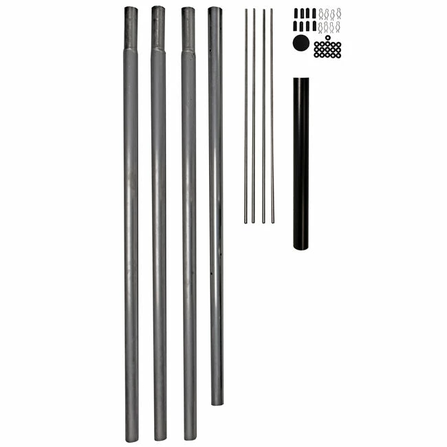 Wild Bird Lover's Aluminum Pole For 8 Gourds, 4 Over 4 4 Wild Bird Lover's Aluminum Pole For 8 Gourds, 4 Over 4 - Image 2