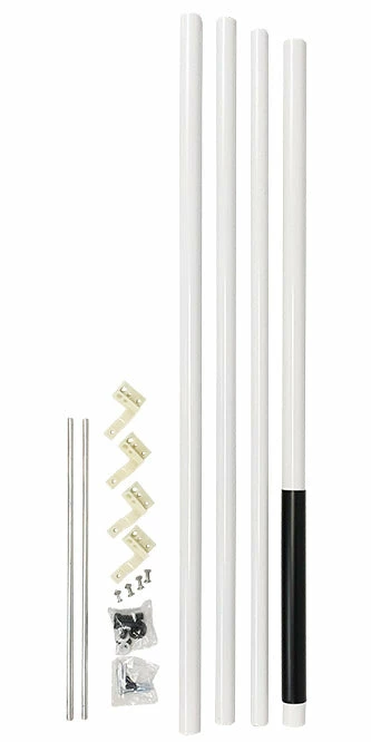 Telescoping Purple Martin House And Gourds Pole - 15' 3 Telescoping Purple Martin House And Gourds Pole - 15'