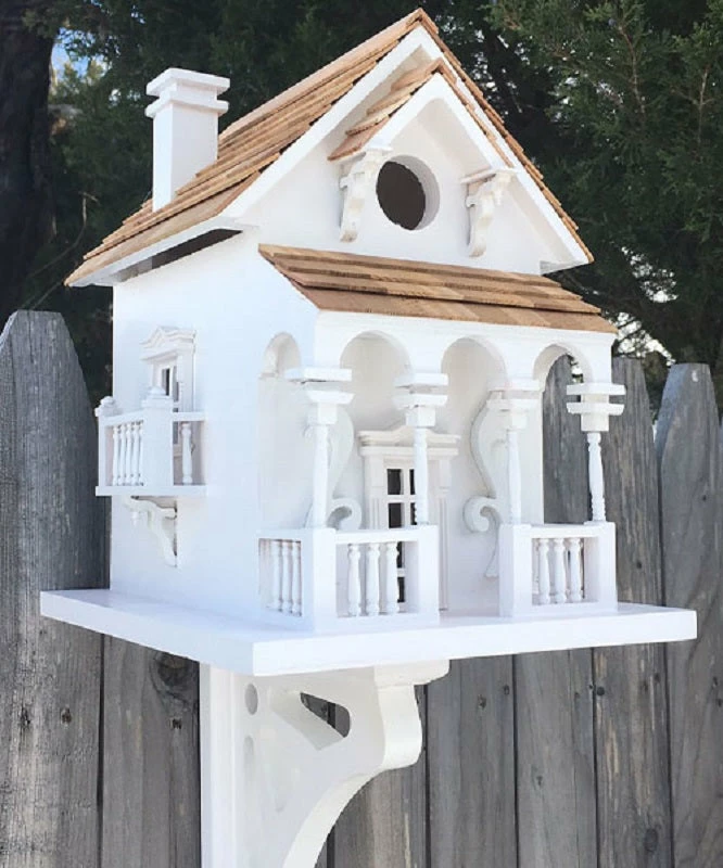 Honeymoon Cottage Bird House With Bracket 9 Honeymoon Cottage Bird House With Bracket - Image 7