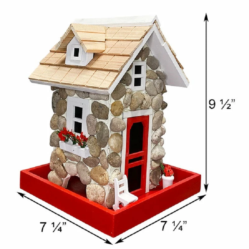 Guest Cottage Stone Bird Feeder 4 Guest Cottage Stone Bird Feeder - Image 2