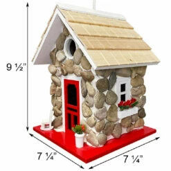 Guest Cottage Stone Bird House 7 Guest Cottage Stone Bird House -US Poultry Supplies Sales Store HOB 6004 ACC3 650x650 a83e0989 d772 4d93 81e9 847d4b3aff34