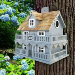 Novelty Cottage Bird House, Blue -US Poultry Supplies Sales Store HOB 6102PHBS 650x650 c735f36d 0fb4 4154 9c05 f38a27d24b1b
