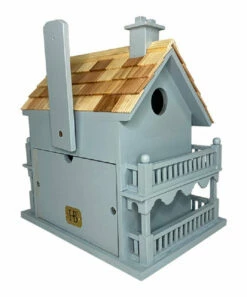 Novelty Cottage Bird House, Blue -US Poultry Supplies Sales Store HOB 6102PHBS ACC3 500x600 467ae2c7 a146 447e 8161 41e7ae7ce2f2