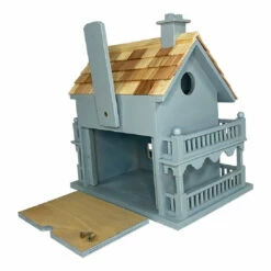 Novelty Cottage Bird House, Blue -US Poultry Supplies Sales Store HOB 6102PHBS ACC4 650x650 8c1c8492 4ad6 4b74 b8e7 8ebc15fec559
