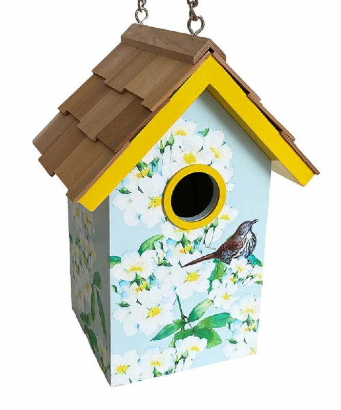 Alabama Camellia Cottage Bird House 6 Alabama Camellia Cottage Bird House - Image 4