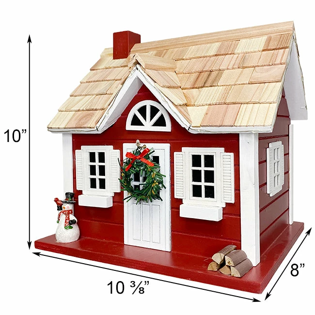 Christmas Cape Bird House With LEDs 5 Christmas Cape Bird House With LEDs - Image 3