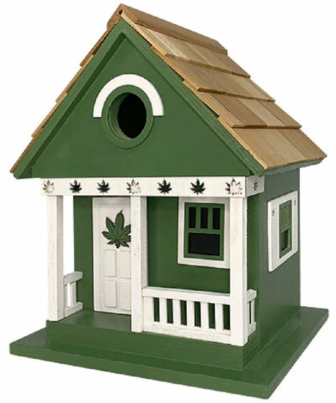 Cannabis Cottage Bird House 3 Cannabis Cottage Bird House