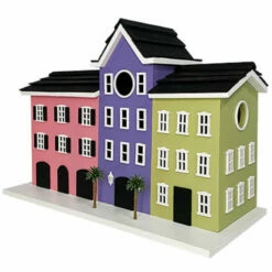 Charleston Rainbow Row House Bird House