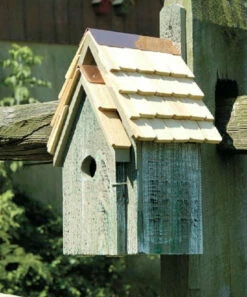Bluebird Manor Bird House, Grey