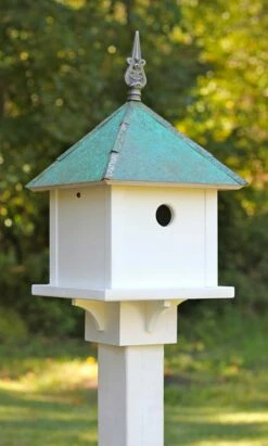 Skybox Bird House With Verdigris Roof