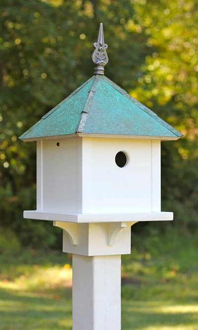 Skybox Bird House With Verdigris Roof 3 Skybox Bird House With Verdigris Roof
