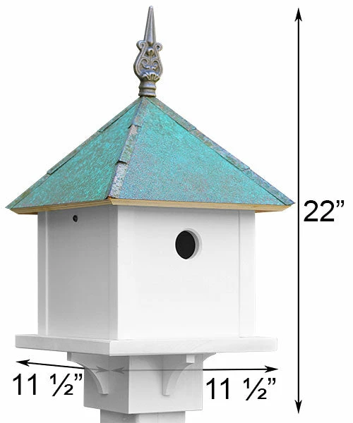 Skybox Bird House With Verdigris Roof 4 Skybox Bird House With Verdigris Roof - Image 2