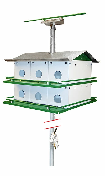 Nature House Martin Safety System With Pole, 12 Room 3 Nature House Martin Safety System With Pole, 12 Room