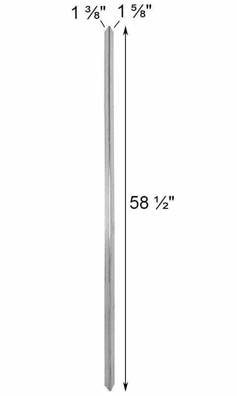 Telescoping Aluminum Triangular Pole, 12' 4 Telescoping Aluminum Triangular Pole, 12' - Image 2