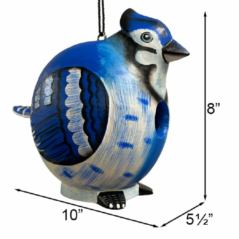 Gord-O Blue Jay Bird House 4 Gord-O Blue Jay Bird House - Image 2