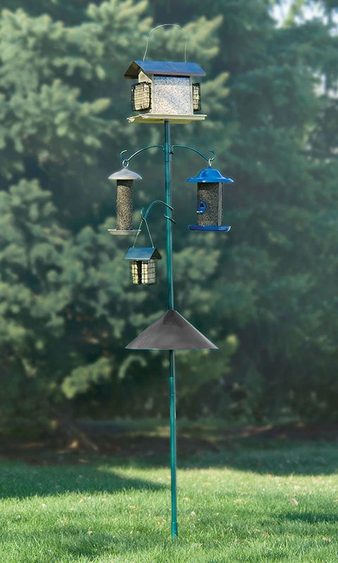 Wrap-Around Squirrel Baffle, Black, 15" Dia. 4 Wrap-Around Squirrel Baffle, Black, 15" Dia. - Image 2