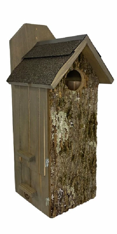 Bark Clad Wood Duck House 3 Bark Clad Wood Duck House