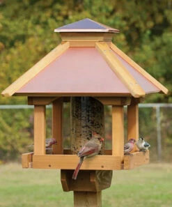 Large Coppertop Gazebo Bird Feeder