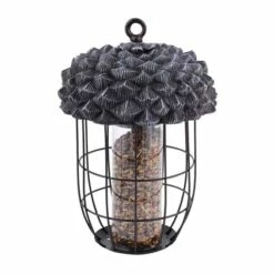 ESSCHERT DESIGN Acorn Silo Bird Feeder