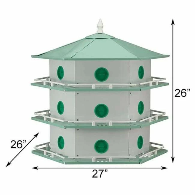 Purple Martin Deluxe Aluminum House - 18 Rooms 4 Purple Martin Deluxe Aluminum House - 18 Rooms - Image 2