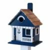Anchor Cottage Navy Blue Bird House 2 Anchor Cottage Navy Blue Bird House -US Poultry Supplies Sales Store anchor cottage navy blue bird house 25 01 50 00 home bazaar birdhousesandbaths 930