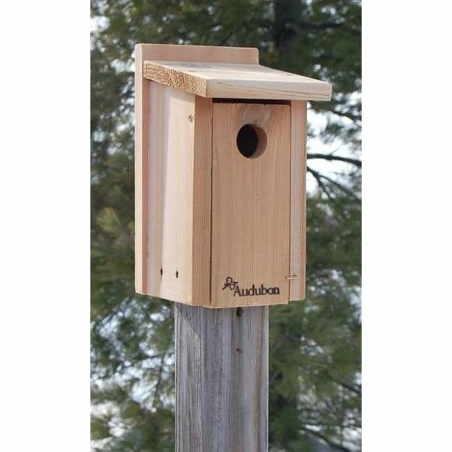 Audubon Cedar Bluebird House 3 Audubon Cedar Bluebird House