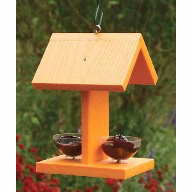 Audubon Going Green Oriole Feeder With Fruit Dishes 3 Audubon Going Green Oriole Feeder With Fruit Dishes