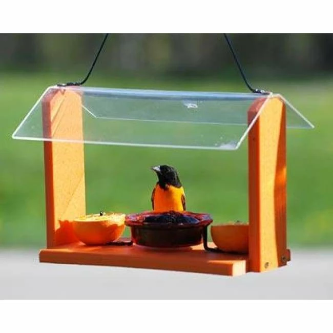 Audubon Recycled Plastic Oriole And Bluebird Feeder 3 Audubon Recycled Plastic Oriole And Bluebird Feeder
