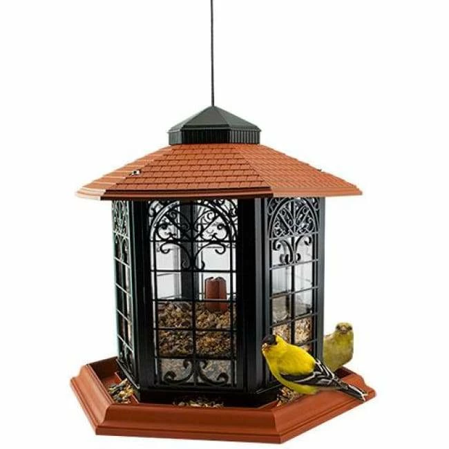 Audubon Rustica Italia Gazebo Bird Feeder 3 Audubon Rustica Italia Gazebo Bird Feeder