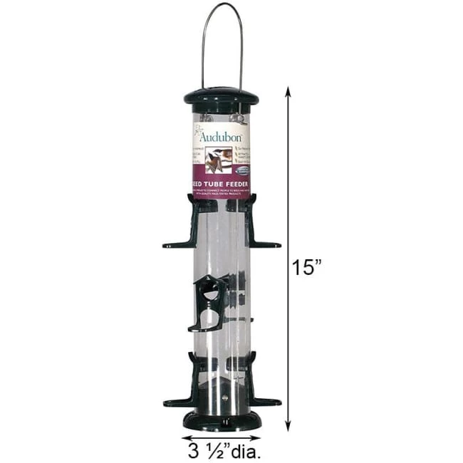 Audubon Seed Tube Bird Feeder 4 Audubon Seed Tube Bird Feeder - Image 2
