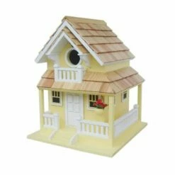 Backyard Cottage Bird House, Yellow 7 Backyard Cottage Bird House, Yellow -US Poultry Supplies Sales Store backyard cottage yellow bird house 25 01 50 00 home bazaar birdhousesandbaths 384
