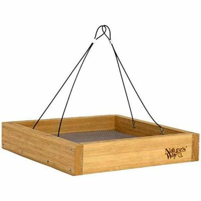 Bamboo Tray Bird Feeder 3 Bamboo Tray Bird Feeder
