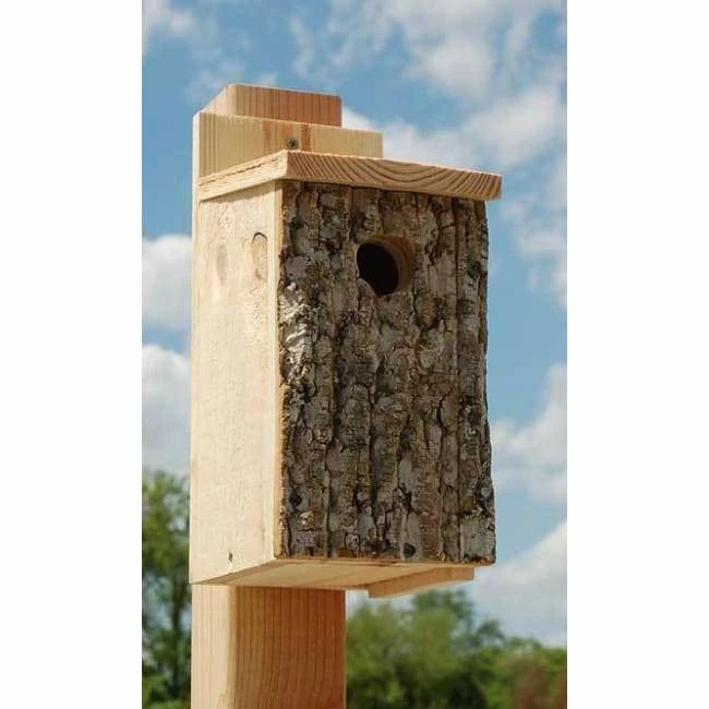 Bark Clad Bluebird House 3 Bark Clad Bluebird House