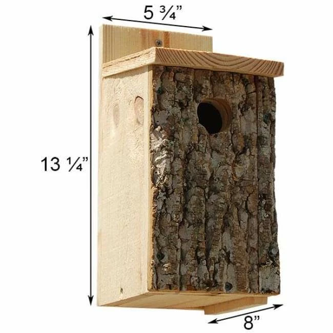 Bark Clad Bluebird House 4 Bark Clad Bluebird House - Image 2