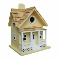 Beachside Cottage Bird House, Yellow