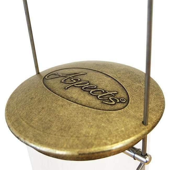 Big Tube Wild Bird Feeder, Antique Brass 6 Big Tube Wild Bird Feeder, Antique Brass - Image 4