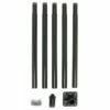Birding Pole Kit - 6' X 1" O.D. 1 Birding Pole Kit - 6' X 1" O.D. -US Poultry Supplies Sales Store birding pole kit black 6 00 01 25 bird feeders heritage farms birdhousesandbaths 444