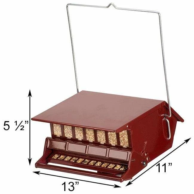 Bird's Choice Squirrel Proof Bird Feeder, Red 4 Bird's Choice Squirrel Proof Bird Feeder, Red - Image 2