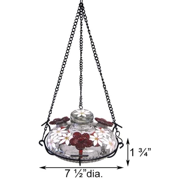 Bloom Botanica Hummingbird Feeder With Perch, Clear 4 Bloom Botanica Hummingbird Feeder With Perch, Clear - Image 2