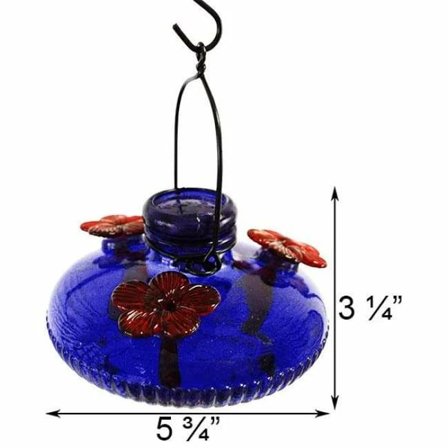 Bloom Hummingbird Feeder, Blue 4 Bloom Hummingbird Feeder, Blue - Image 2