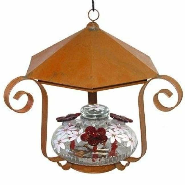 Bloom Shelter Botanica Hummingbird Feeder, Clear 3 Bloom Shelter Botanica Hummingbird Feeder, Clear