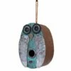 Owl Blue Bird House 2 Owl Blue Bird House -US Poultry Supplies Sales Store blue owl bird house 00 01 25 songbird essentials birdhousesandbaths 311