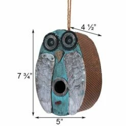 US Poultry Supplies Sales Store -US Poultry Supplies Sales Store blue owl bird house 00 01 25 songbird essentials birdhousesandbaths 972