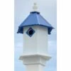 Bluebird Hexagonal Bird House With Cobalt Blue Roof 2 Bluebird Hexagonal Bird House With Cobalt Blue Roof -US Poultry Supplies Sales Store bluebird hexagonal bird house cobalt blue roof 125 01 150 00 wing prayer birdhousesandbaths 340